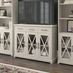 Lennox 46W Farmhouse TV Stand for 65 Inch TV by Bush Furniture