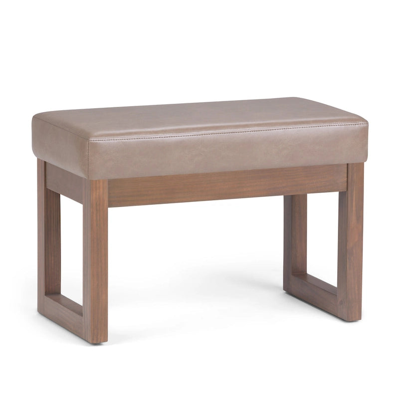 Panca ottomana rettangolare contemporanea larga 66 cm