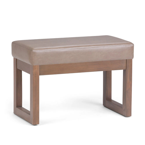 Panca ottomana rettangolare contemporanea larga 66 cm
