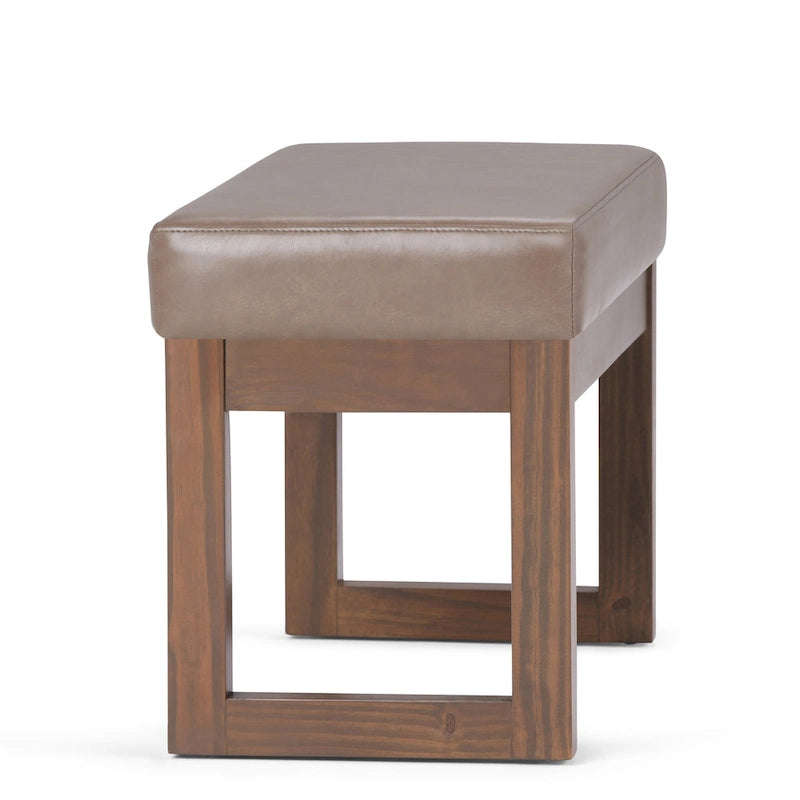 Panca ottomana rettangolare contemporanea larga 66 cm