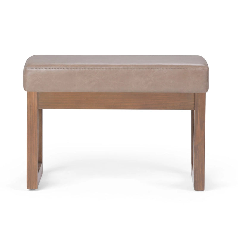 Panca ottomana rettangolare contemporanea larga 66 cm