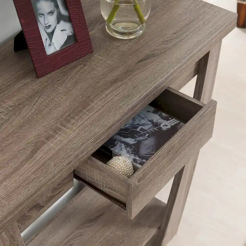 Tavolo a console curvo per ingresso