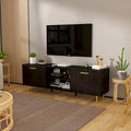Credenza Porta TV Mobile TV 2 Ante Tavolino Bianco/Marrone